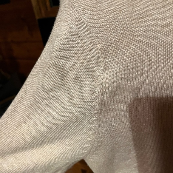 Notations Lightweight Knit Sweater with Beige Owl Design 1X - Picture 4 of 10